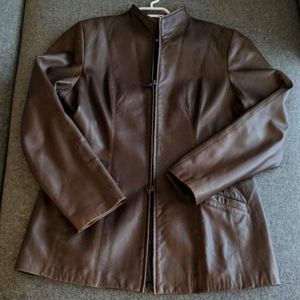 Danier Brown Leather Jacket